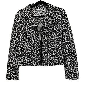 White House Black Market Leopard Jacket